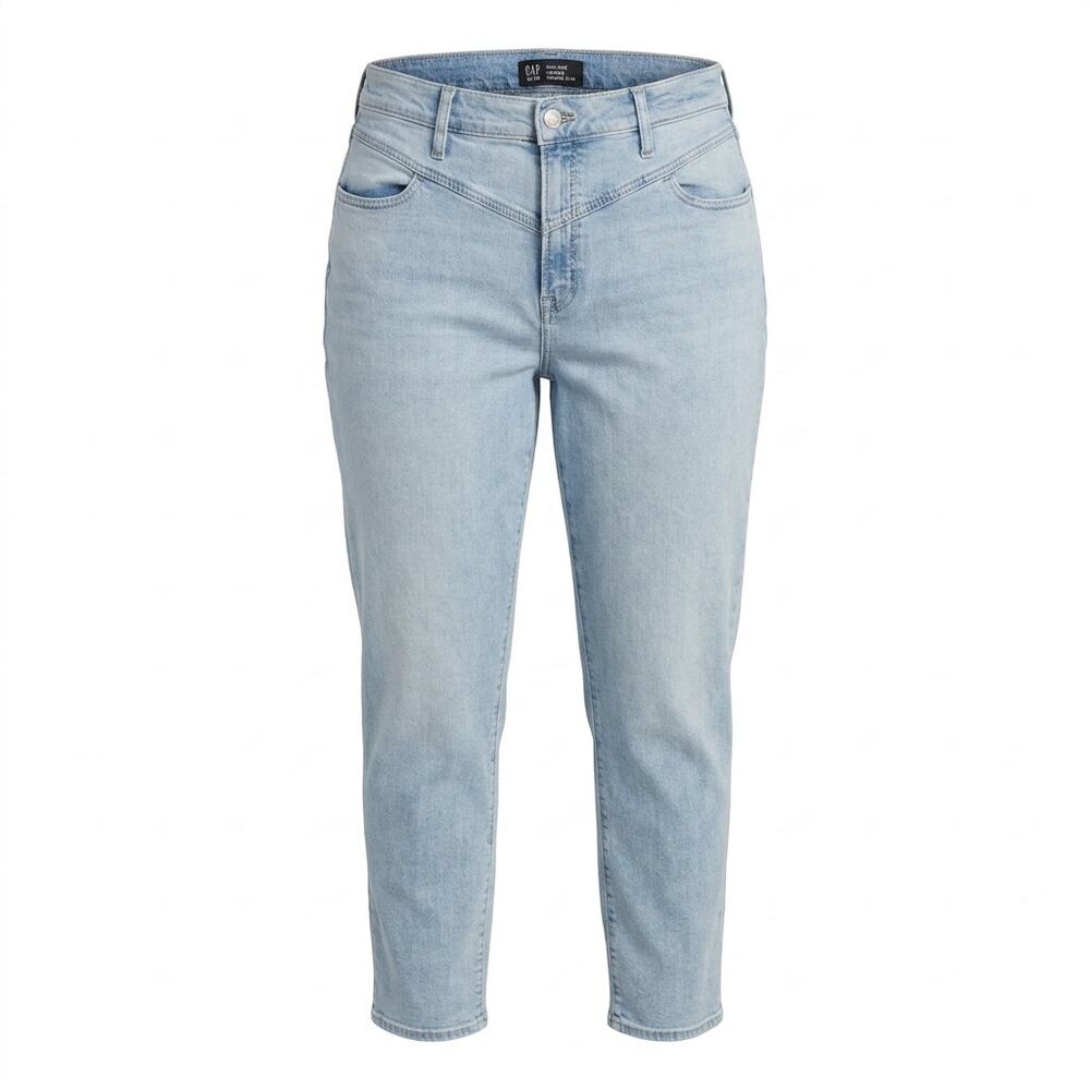 Gap Vintage Slim High Rise Light Wash Stretch Jeans Women Size 18